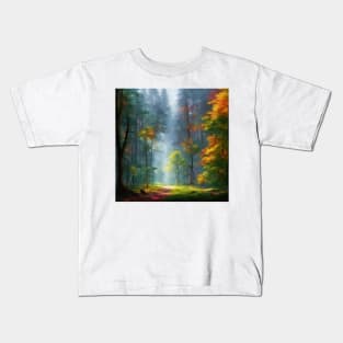 Multicolored Forest Kids T-Shirt